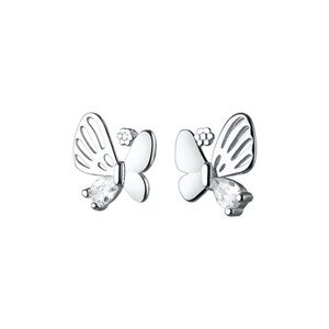 Small Stud Earrings Elegant Sterling Silver Butterfly Stud Earrings